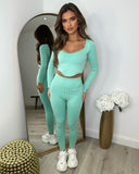 Miesha Corset Style Gym Set - Mint