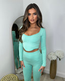 Miesha Corset Style Gym Set - Mint