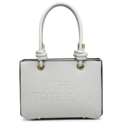 Larissa Small Knot Handle 'The Tote Bag' Design Bag - Light Grey
