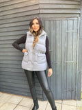 Eva Padded Gilet - Grey